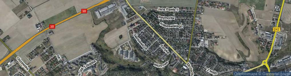 Zdjęcie satelitarne Reja Mikołaja ul.